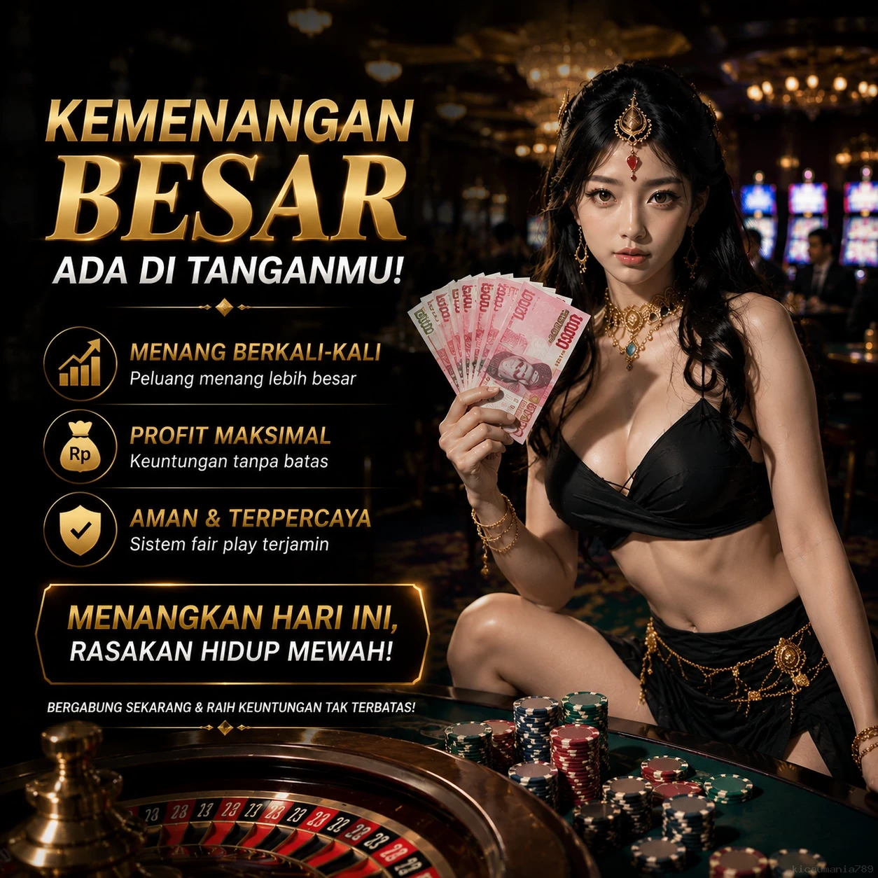 Galeri pratinjau visual kicaumania789 build APK resmi terbaru
